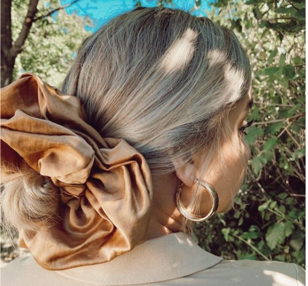 Satin Cloud Scrunchie