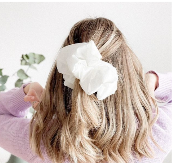 Satin Cloud Scrunchie