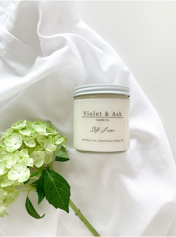 Violet & Ash Candle Co. Hand Poured Candle - 16oz