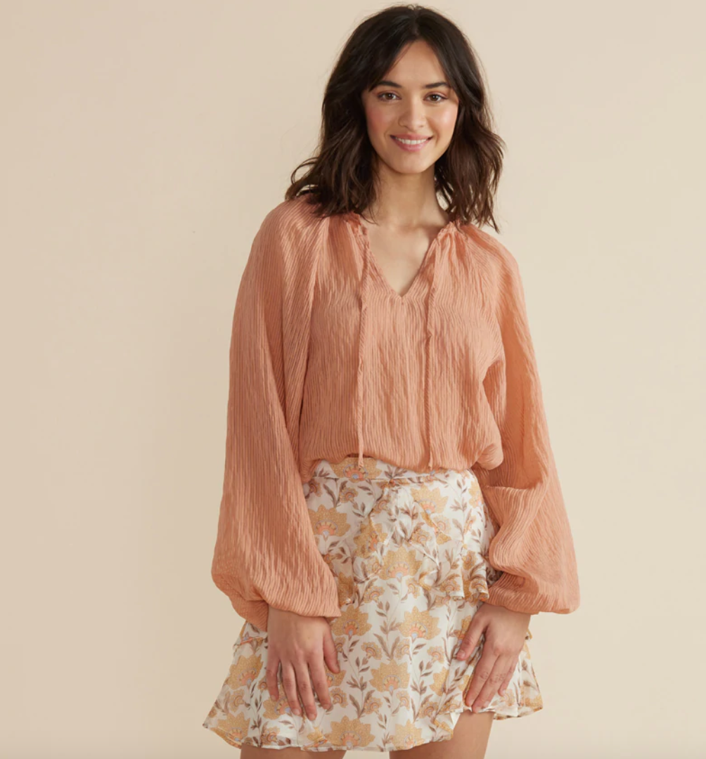 Nerang Blouse - Terracotta