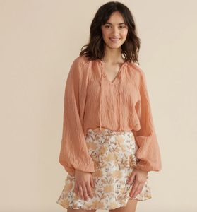 Nerang Blouse - Terracotta