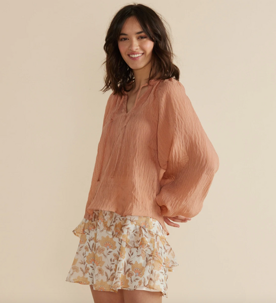 Nerang Blouse - Terracotta