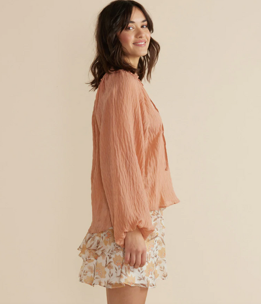 Nerang Blouse - Terracotta