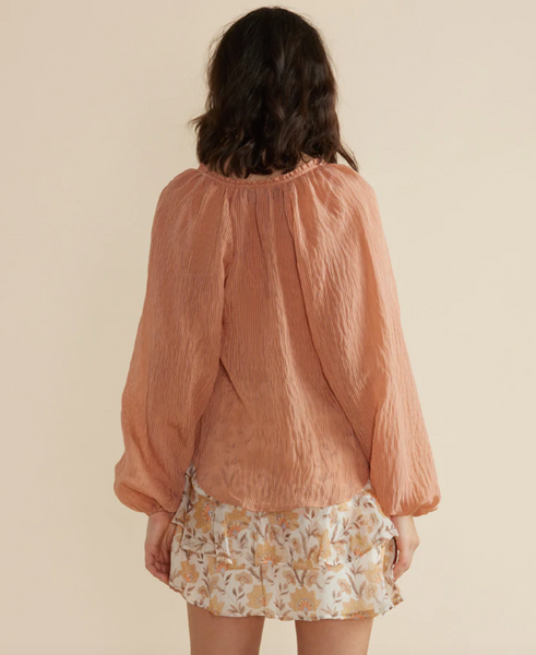 Nerang Blouse - Terracotta