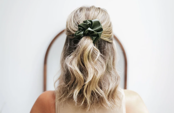 Vegan Leather Scrunchie