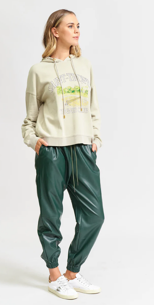 Forest green joggers shop
