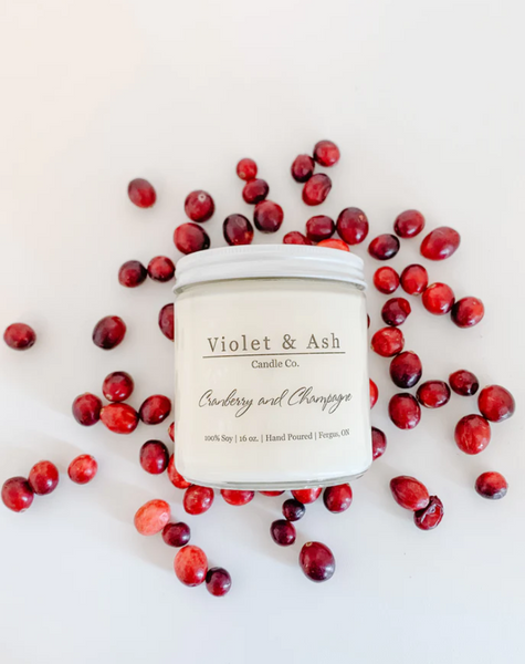 Violet & Ash -  Holiday Candles 16oz