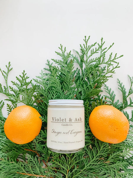 Violet & Ash -  Holiday Candles 16oz